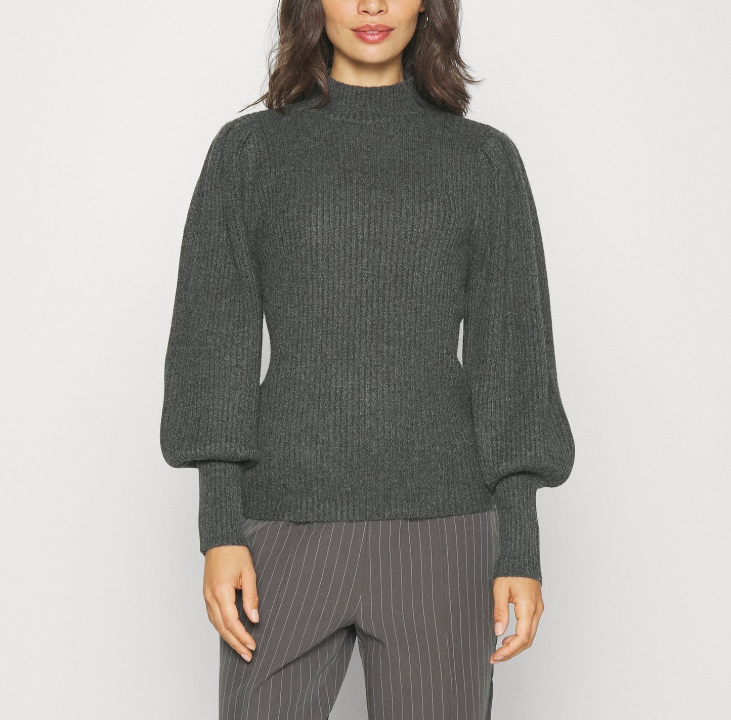 Pullover Katia costine grigio