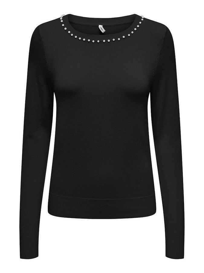 Pullover Venice perle nero