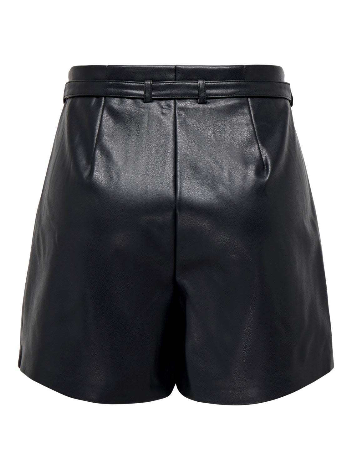 Shorts Heidi in ecopelle con cinturino