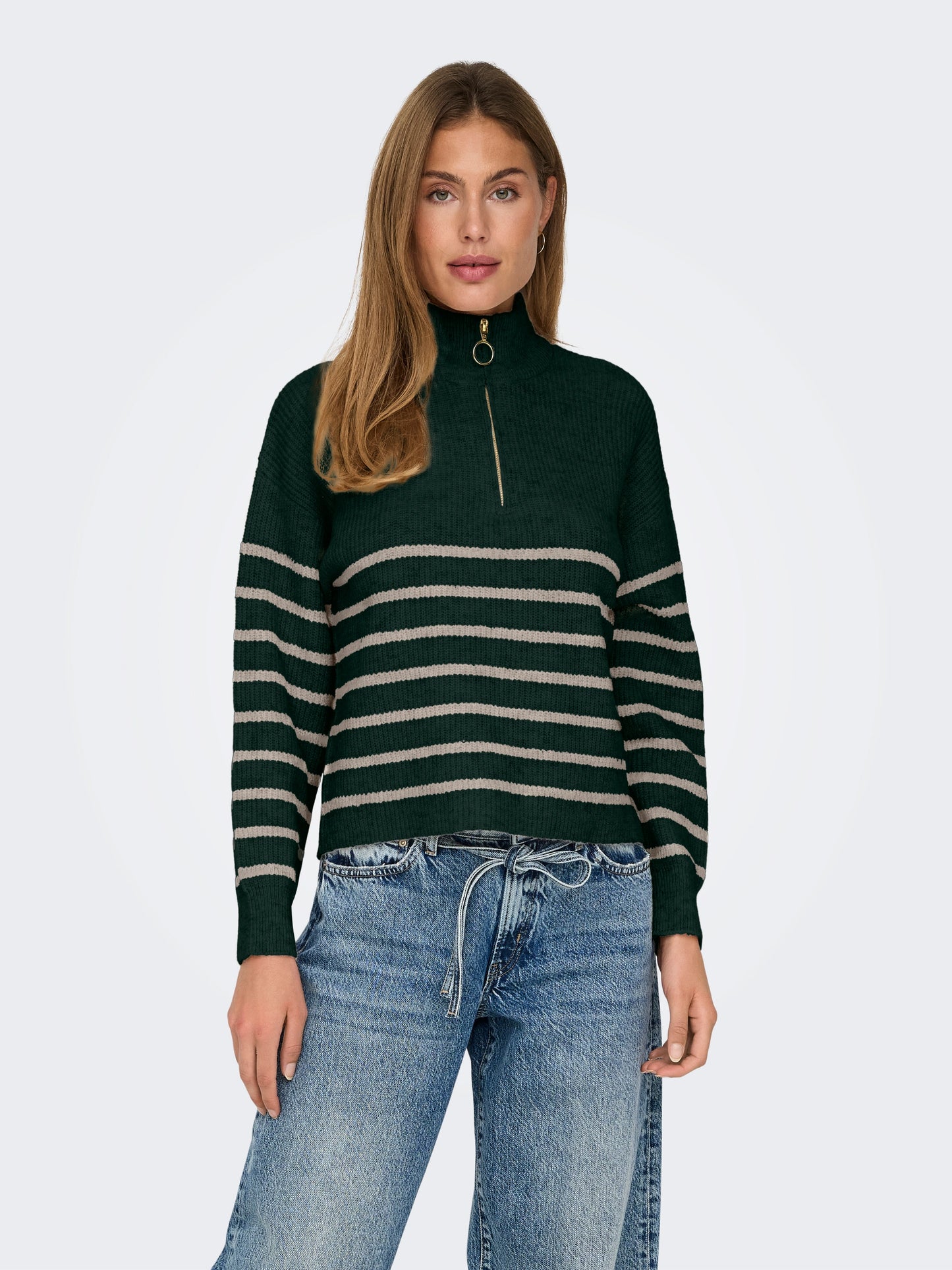 Pullover Tokyo Zip Verde