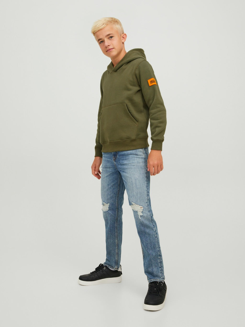 JCOCLASSIC WAFFLE SWEAT HOOD JNR - 12216964