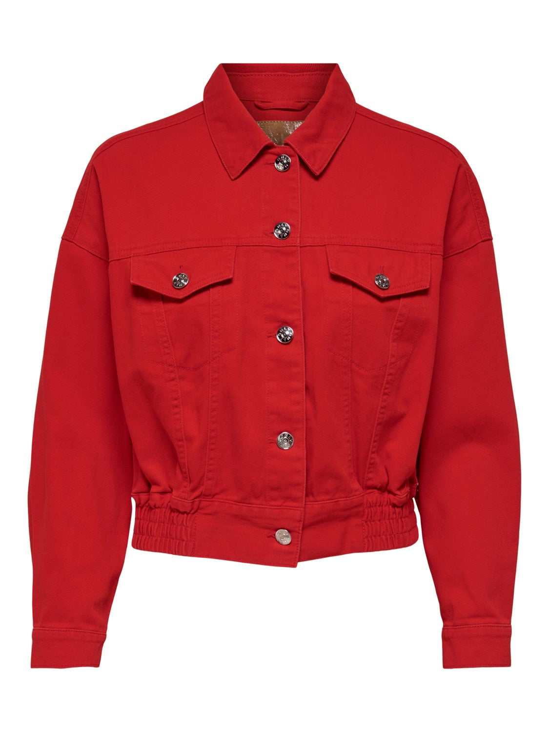 ONLFRIDA-DARSY COL ELAS JACKET - Giacca Denim Rosso