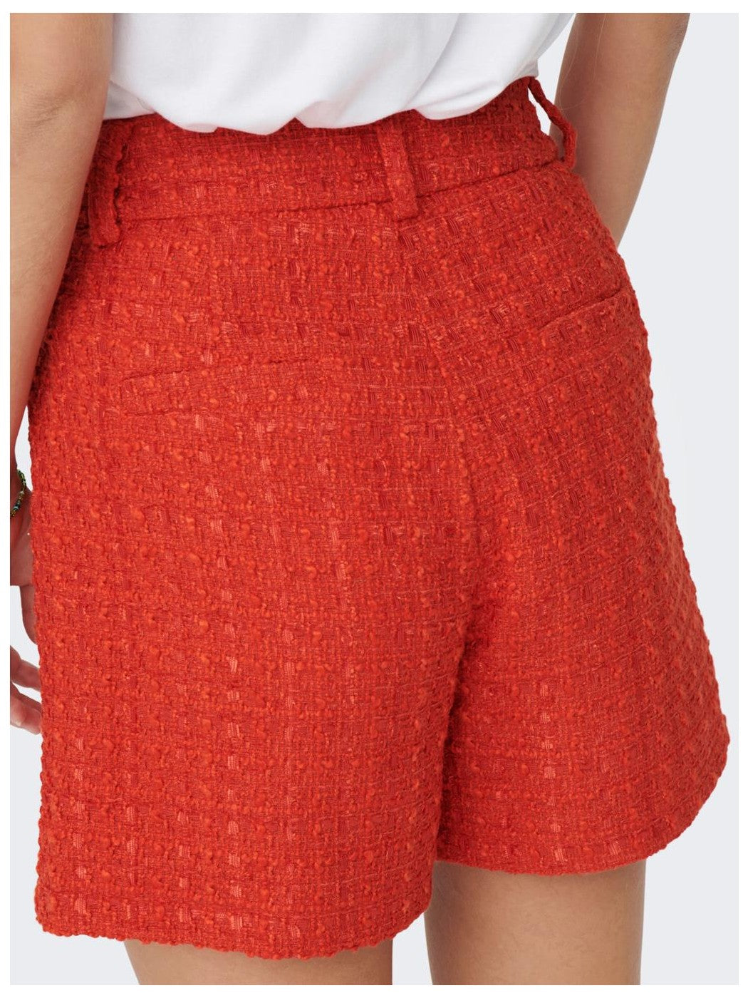 Shorts in Tweed arancione