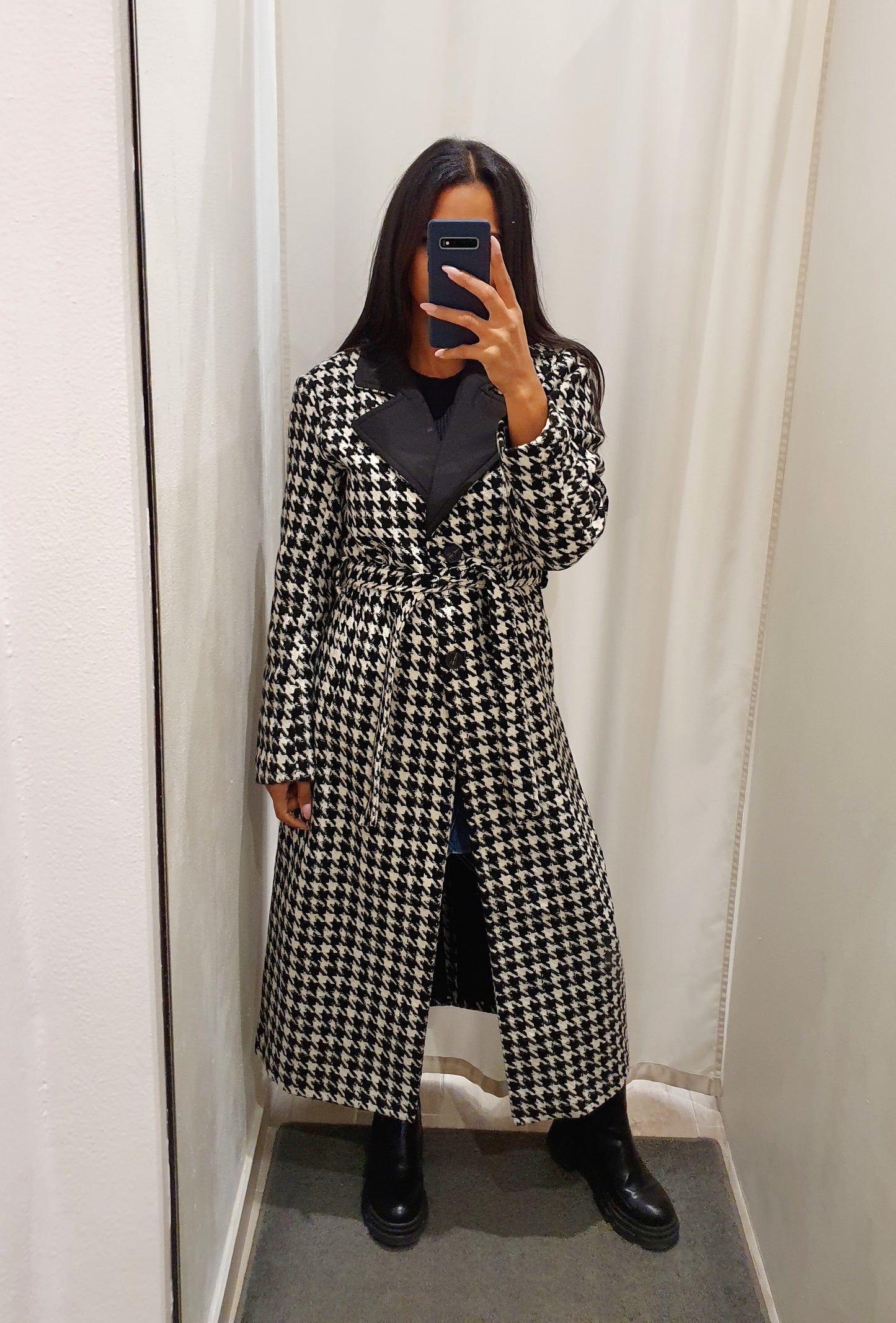 ONLNEWRITA HOUNDTOOTH COAT OTW