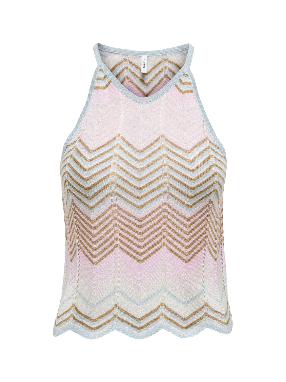 Top Alvira Glitter Rosa