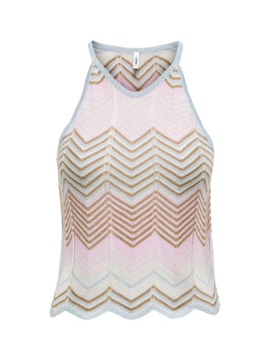 Top Alvira Glitter Rosa