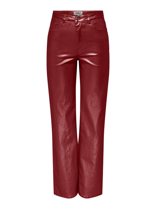 Pantalone Juicy metal bordeaux