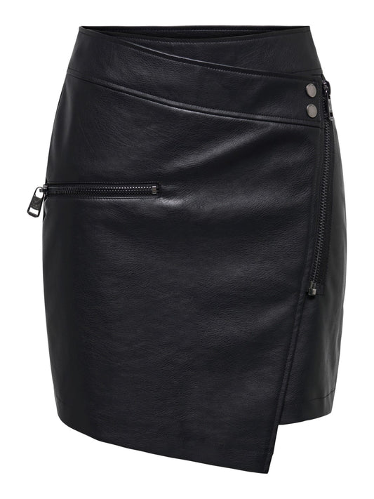 ONLLOUIE FAUX LEATHER SKIRT