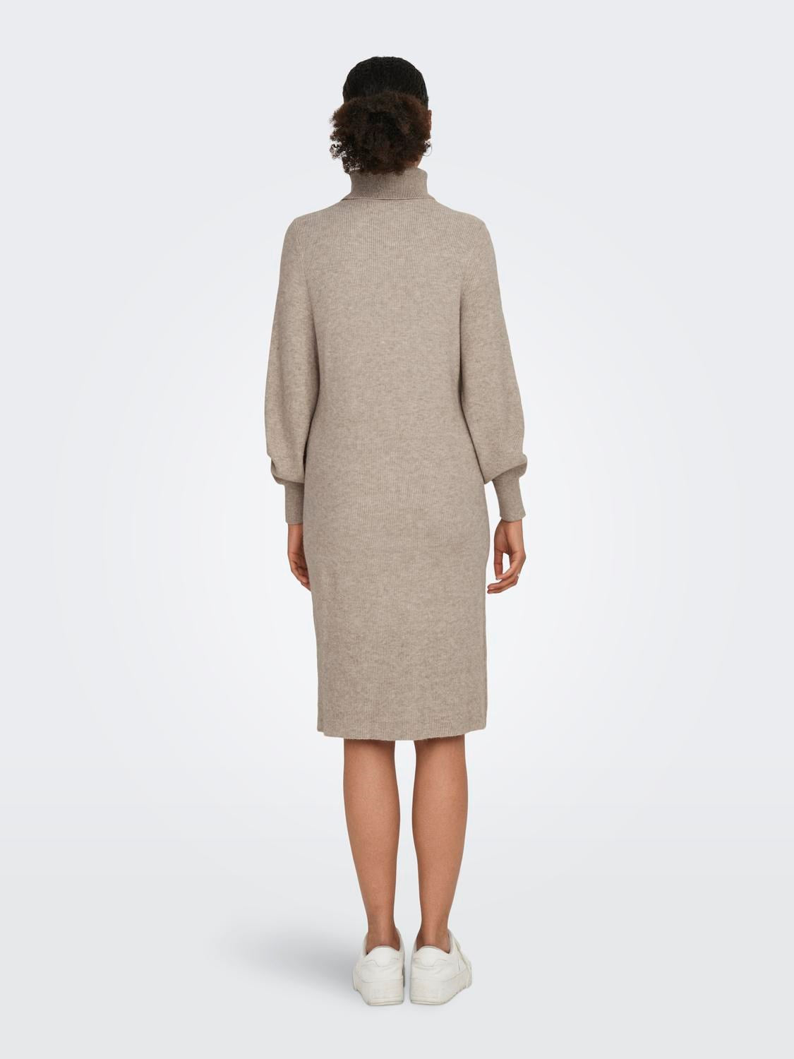 ONLSASHA ROLLNECK DRESS KNT