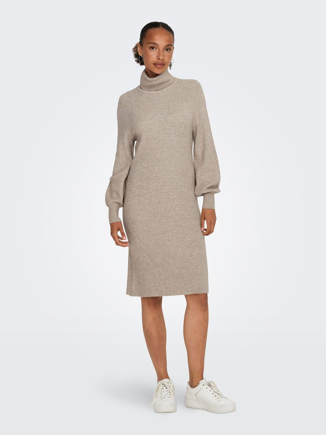 ONLSASHA ROLLNECK DRESS KNT