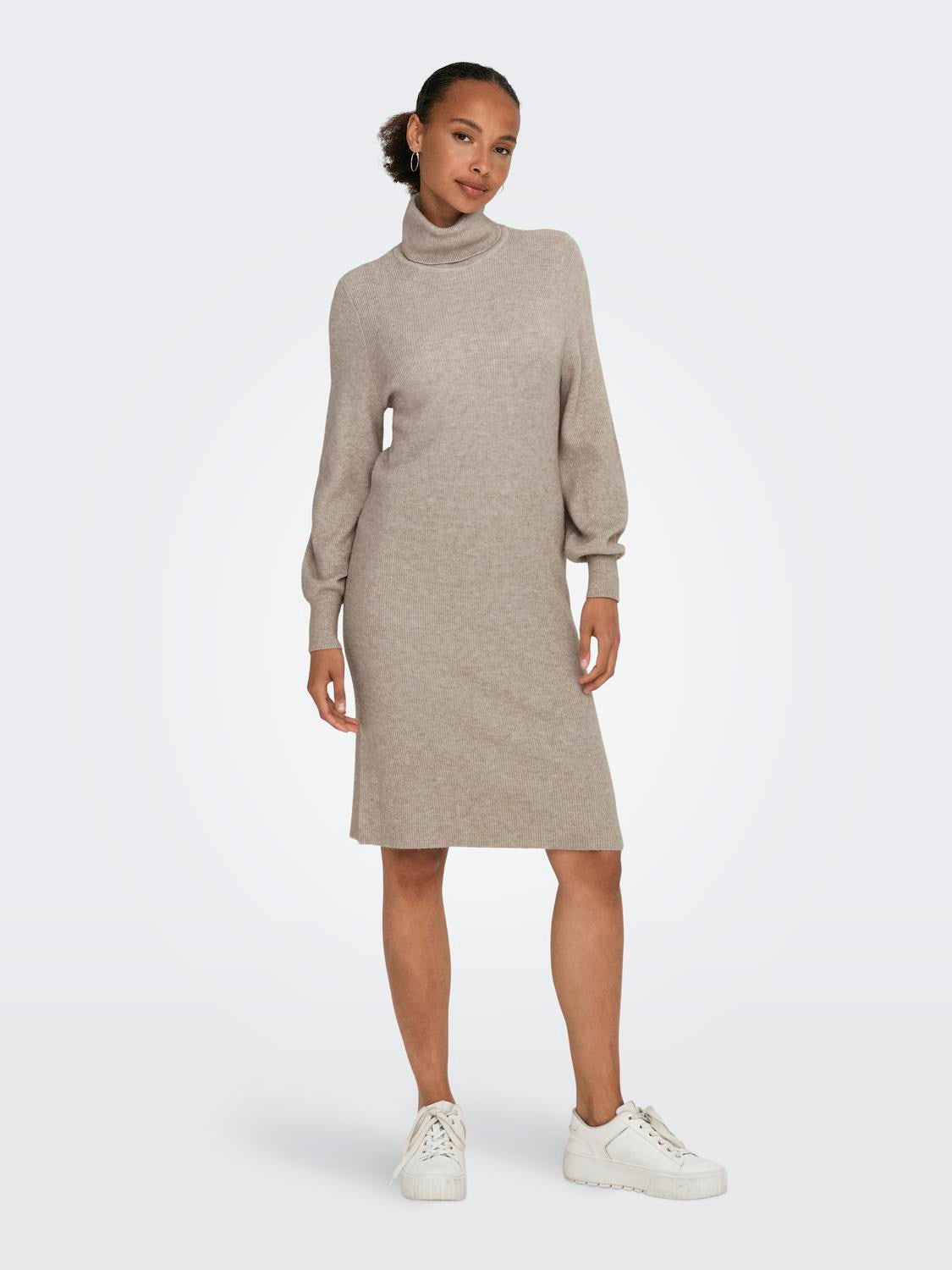 ONLSASHA ROLLNECK DRESS KNT