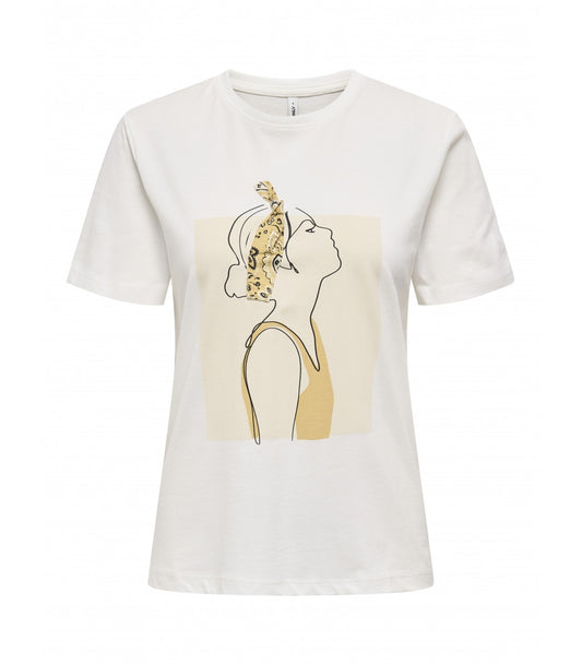 T-shirt Clara bianca