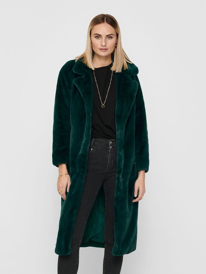 ONLFRIDA FAUX FUR LONG COAT OTW