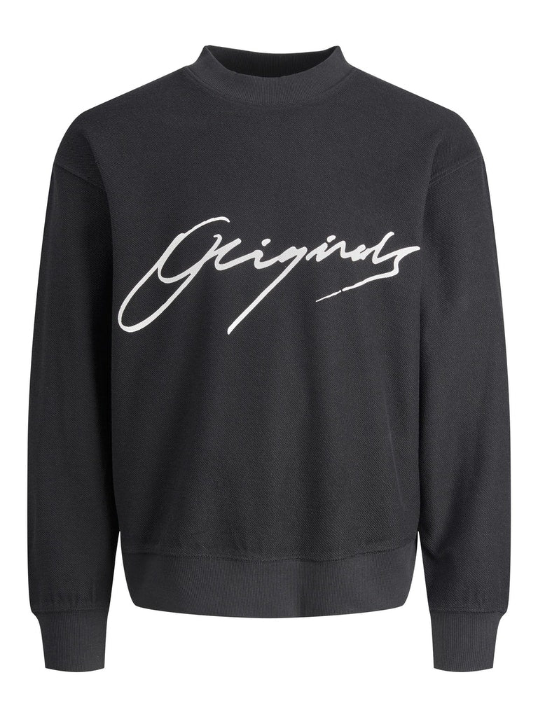 JORTEXTURESCRIPT SWEAT CREW NECK